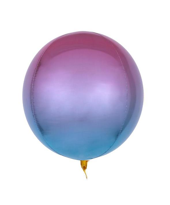 Globo Esfera - Morado y azul