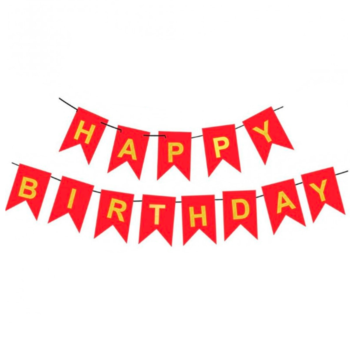 Letrero - Happy Birthday Rojo
