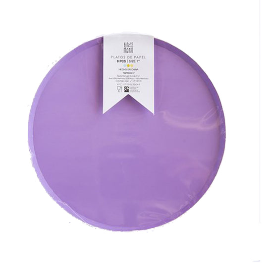 Plato - Lila Chico (8 piezas)