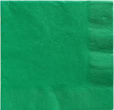 Servilletas Chicas Verde Bandera (50 piezas)