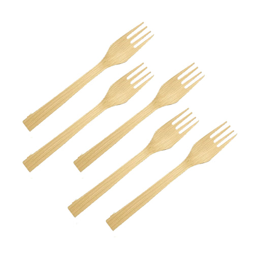 Tenedor de Bambú (10 piezas)